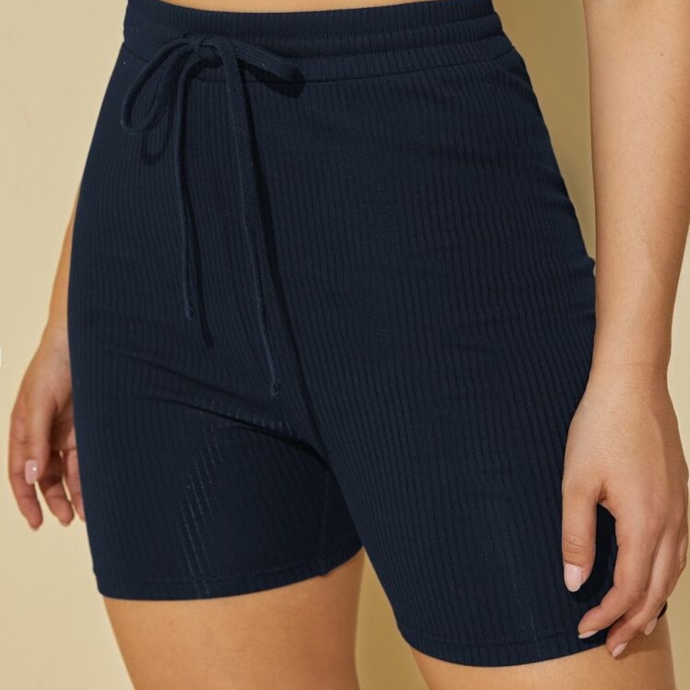 SHEIN | Ribbed Shorts - Picture 3 of 8
